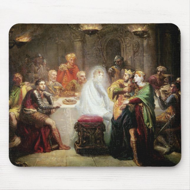 Alfombrilla De Ratón El fantasma de Banquo (Frente)