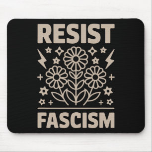 Alfombrilla De Ratón El fascismo resistente protesta contra Trump 7