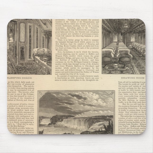 Alfombrilla De Ratón El Ferrocarril Erie (Frente)