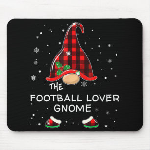 Alfombrilla De Ratón El Fiesta de los Navidades Gnome, amante del fútbo