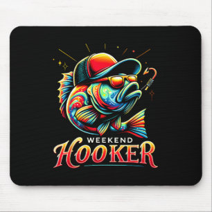 Alfombrilla De Ratón El fin de semana Hookerr Fish Dad Amo Padre Pescad