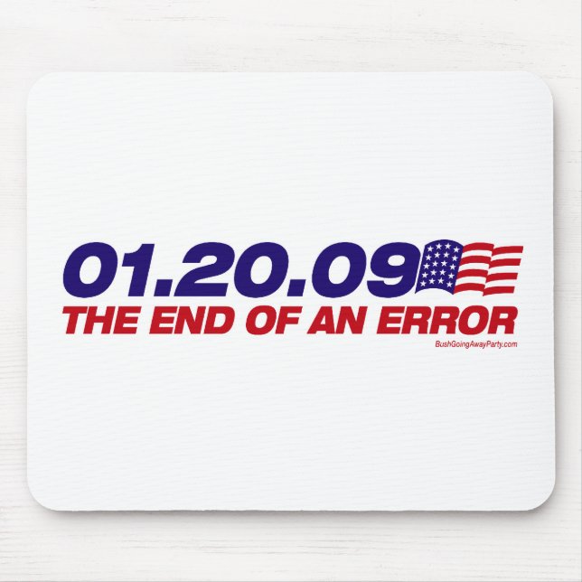 Alfombrilla De Ratón El final de un error Mousepad (Frente)