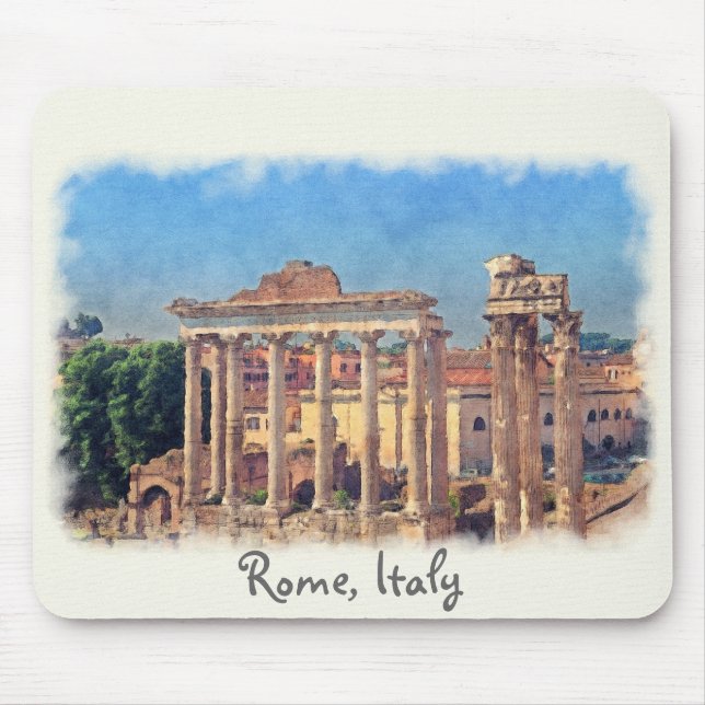 Alfombrilla De Ratón El foro romano arruina Mousepad (Frente)
