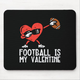 Alfombrilla De Ratón El fútbol es mi corazón de San Valentín Dab chicos