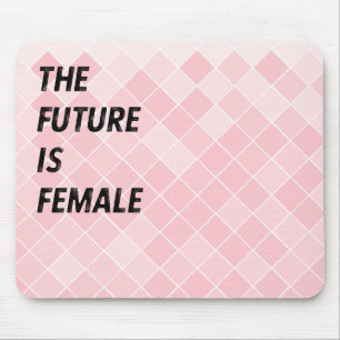 Alfombrilla De Ratón El futuro es cojín de ratón femenino