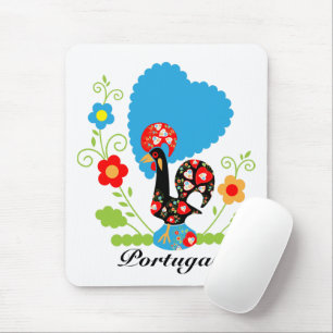 Alfombrilla De Ratón El gallo portugués