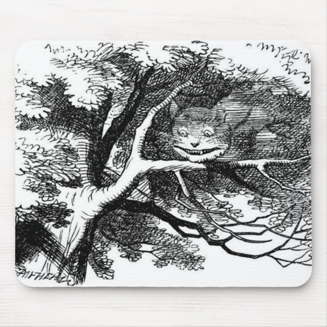 Alfombrilla De Ratón El gato de Cheshire (Frente)