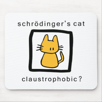 Alfombrilla De Ratón el gato de los schrodinger