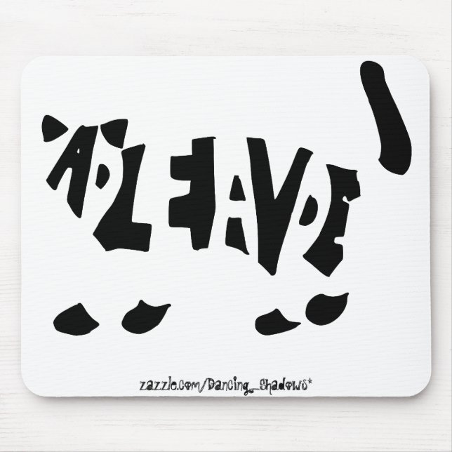 Alfombrilla De Ratón El gato de Schrödinger (Frente)