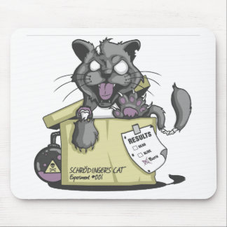 Alfombrilla De Ratón El gato de Schrodinger - nuevo