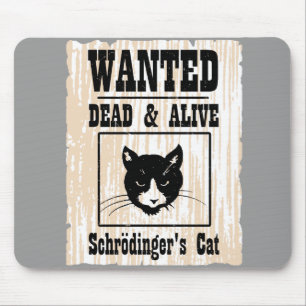 Alfombrilla De Ratón El gato de Schrodinger querido