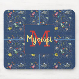 Alfombrilla De Ratón El gato está en el espacio