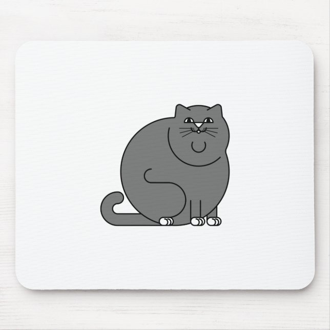 Alfombrilla De Ratón El gato gordo (Frente)