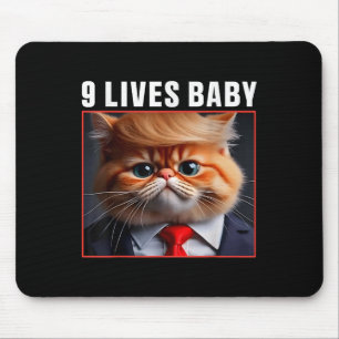 Alfombrilla De Ratón El gato Trump 9 vive al bebé _1