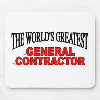 Alfombrilla De Ratón El general más grande Contractor del mundo