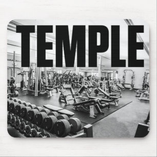 Alfombrilla De Ratón El Gimnasio Es Mi TEMPLO - Motivación De Construcc