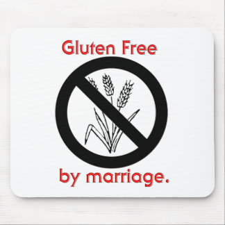 Alfombrilla De Ratón El gluten libera por boda
