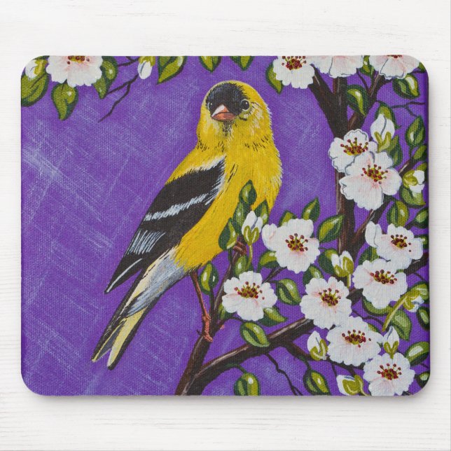 Alfombrilla De Ratón El Goldfinch americano (Frente)