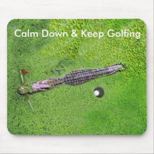 ALFOMBRILLA DE RATÓN EL GOLF DIVERTIDO MOUSEPAD, GUARDA CALMA Y GUARDA