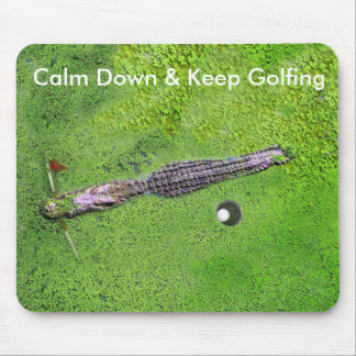 ALFOMBRILLA DE RATÓN EL GOLF DIVERTIDO MOUSEPAD, GUARDA CALMA Y GUARDA