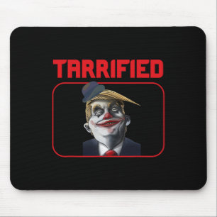 Alfombrilla De Ratón El gracioso payaso político de Trump desconcertado