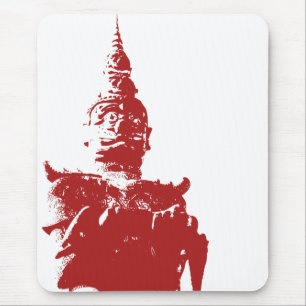 Alfombrilla De Ratón El gran guardián lao .. Parque Buddha, Vientiane, 