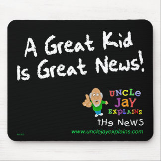 Alfombrilla De Ratón El "gran niño es grandes noticias" Mousepad
