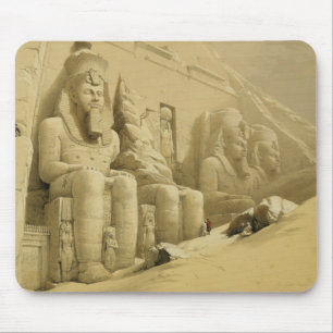 Alfombrilla De Ratón El gran templo de Abu Simbel, Nubia, de "Egipto