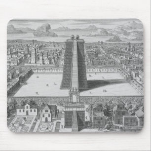 Alfombrilla De Ratón El gran templo de Vitsliputsli en Ciudad de