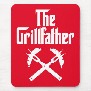 Alfombrilla De Ratón El Grillfather Con Perros Calientes