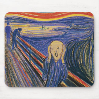 Alfombrilla De Ratón El grito de Edvard Munch