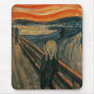 Alfombrilla De Ratón El grito de Edvard Munch