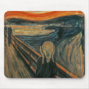 Alfombrilla De Ratón El grito de Edvard Munch