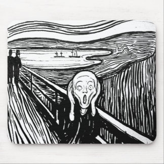 Alfombrilla De Ratón El grito de Edvard Munch