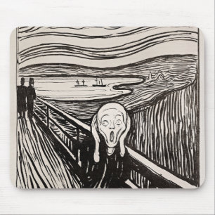 Alfombrilla De Ratón El grito Edvard Munch