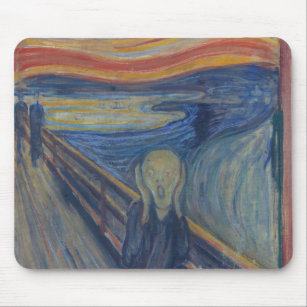 Alfombrilla De Ratón El grito, Edvard Munch