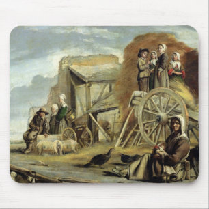 Alfombrilla De Ratón El Haycart, o vuelta del Haymaking, 1641