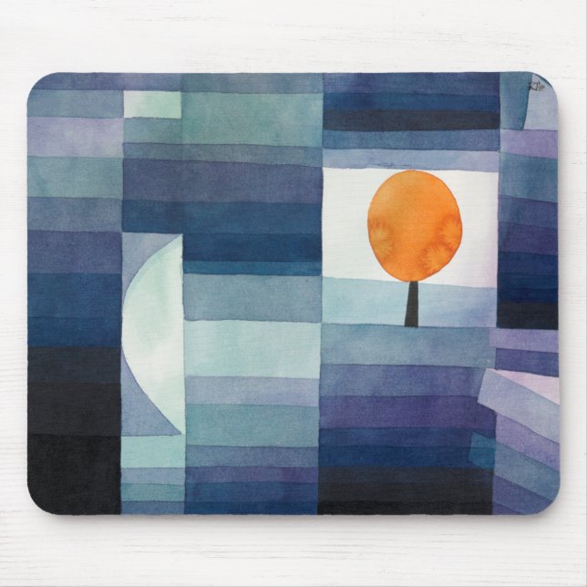 Alfombrilla De Ratón El heraldo de otoño (1922) de Paul Klee (Frente)