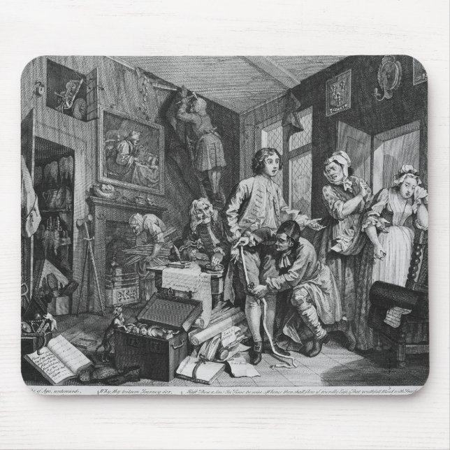 Alfombrilla De Ratón El heredero joven toma la posesión de (Frente)