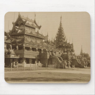 Alfombrilla De Ratón El Hman Kyaung o el monasterio de cristal,