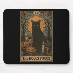 Alfombrilla De Ratón El Hocus Pocus Cat Pumpkin Lantern Mystical Spook
