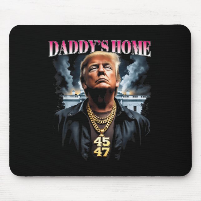 Alfombrilla De Ratón El hogar de papá Trump (Frente)