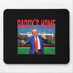 Alfombrilla De Ratón El hogar de papá, Trump rosa, Trump, 2024, trae a 