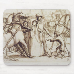 Alfombrilla De Ratón El hombre ciego, 1853 (pluma, tinta, lavado y
