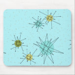 Alfombrilla De Ratón El huevo Starbursts atómico icónico azul Mousepad<br><div class="desc">El modelo atómico icónico azul de Starbursts Mousepad del huevo de este petirrojo ofrece starbursts atómicos icónicos. ¡Eso correcto! La escuela vieja, fondo coloreado azul del huevo del petirrojo con los puntos del oro es el contexto perfecto para la turquesa vibrante, el apio calmante, y los círculos coloreados del verde...</div>