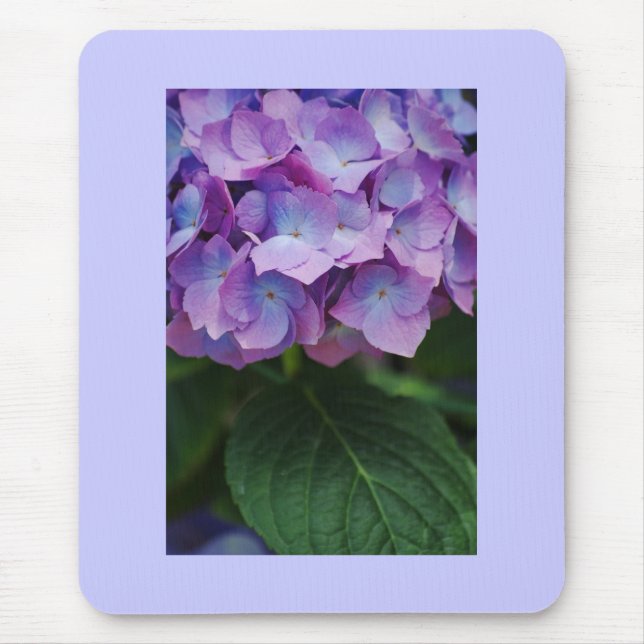 Alfombrilla De Ratón El Hydrangea florece Mousepad (Frente)