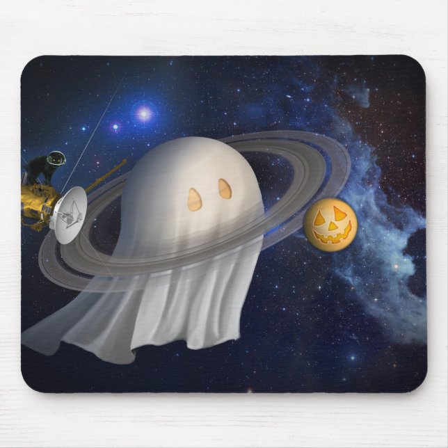 Alfombrilla De Ratón El ilustracion de Halloween de un artista (Frente)