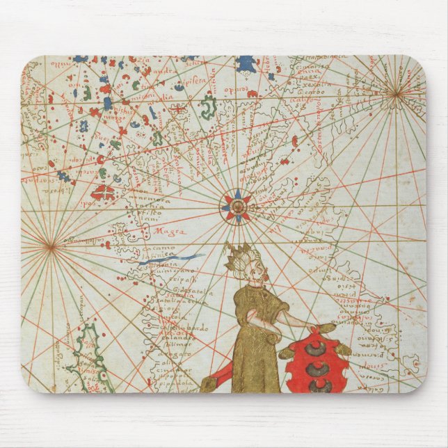 Alfombrilla De Ratón El imperio turco, de un atlas náutico, 1646 (Frente)