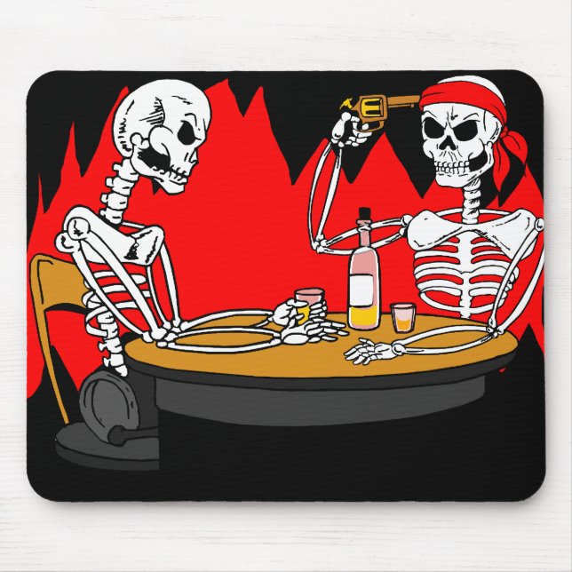 Alfombrilla De Ratón El infierno está para Mousepads (Frente)