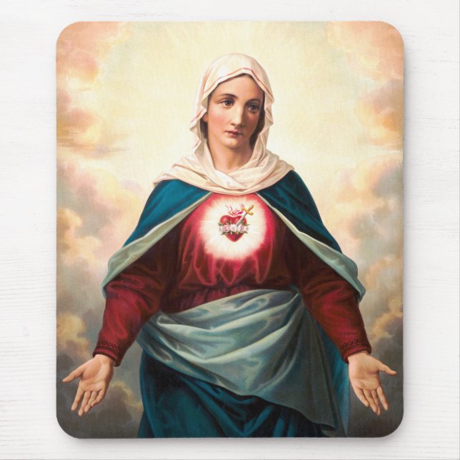Alfombrilla De Ratón El Inmaculado Corazón de María (Frente)